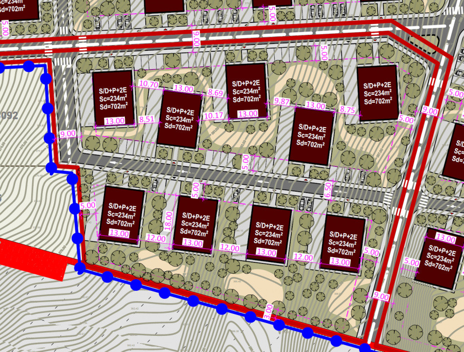 Teren intravilan zona Episcopiei, panorama superba,  ideal contruire