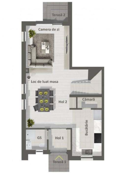 0% comision! Casa in ansamblu rezidential, pompa de caldura, Livada Meses