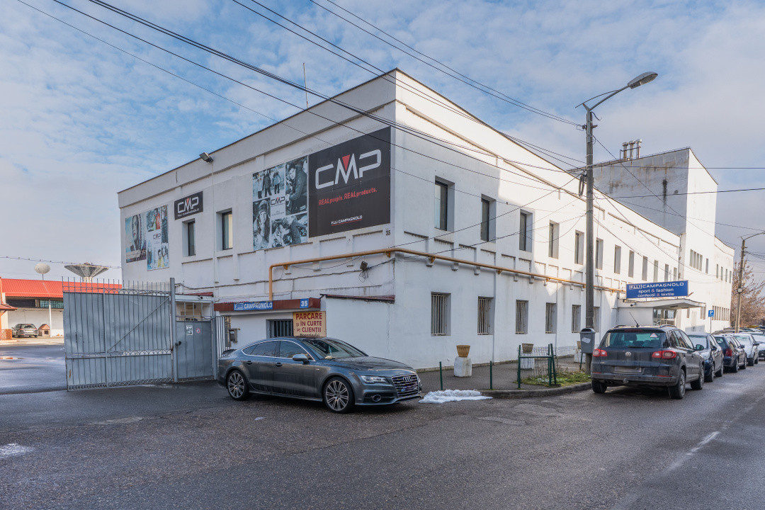 Spatiu industrial/comercial P+1, 3400 mp utili, teren 4000 mp, Marasti