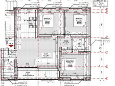 0% Comision, Apartament NOU 4 camere 90 mp , Livada Meses, GARAJ+parcare