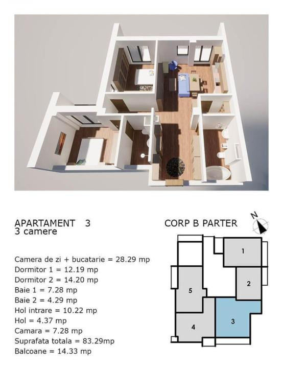 Apartamente NOI cu CF,  Corneliu Coposu, direct la dezvoltator!