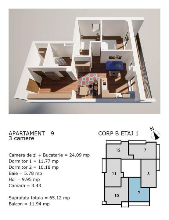 Apartamente NOI cu CF,  Corneliu Coposu, direct la dezvoltator!