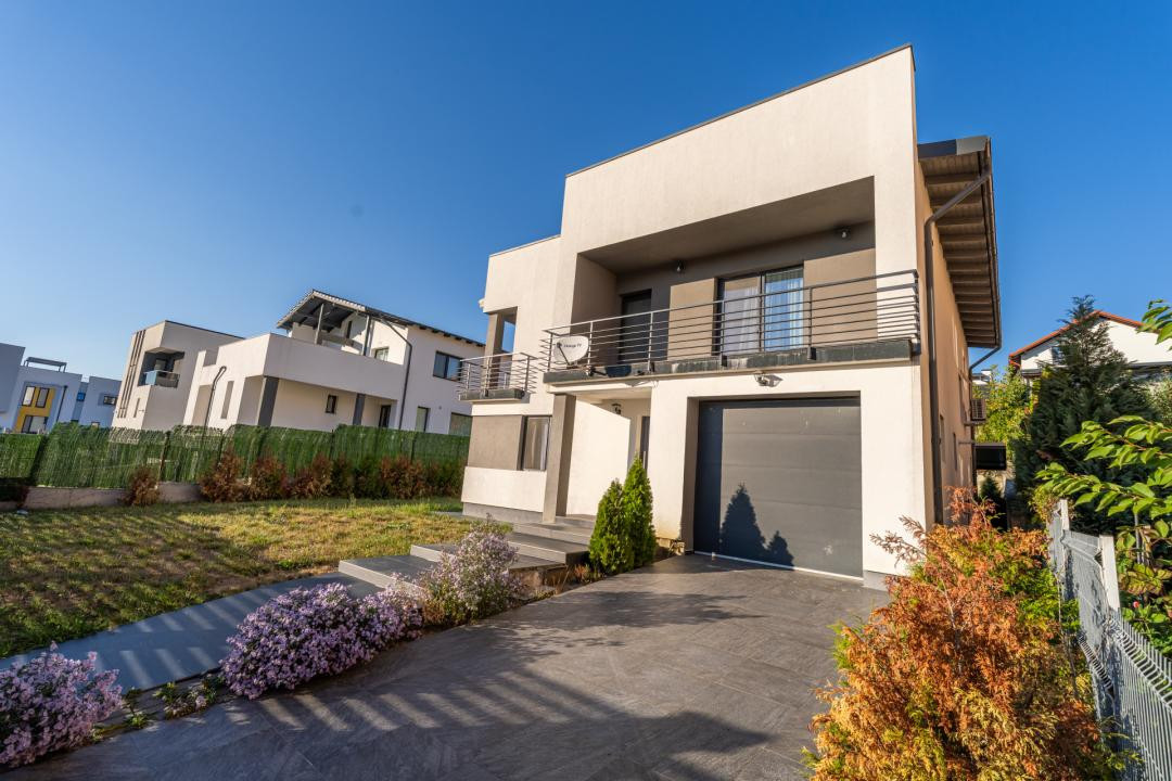Casa individuala NOUA cu Garaj, finisaje premium, 700 mp teren, Livada Meses