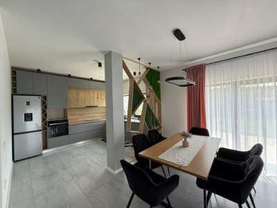 Casa individuala de inchiriat, 200 mp, teren 7 ari, Garaj, la CHEIE!