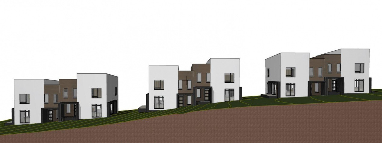 Casa moderna tip duplex, zona Bradet, 0% comision